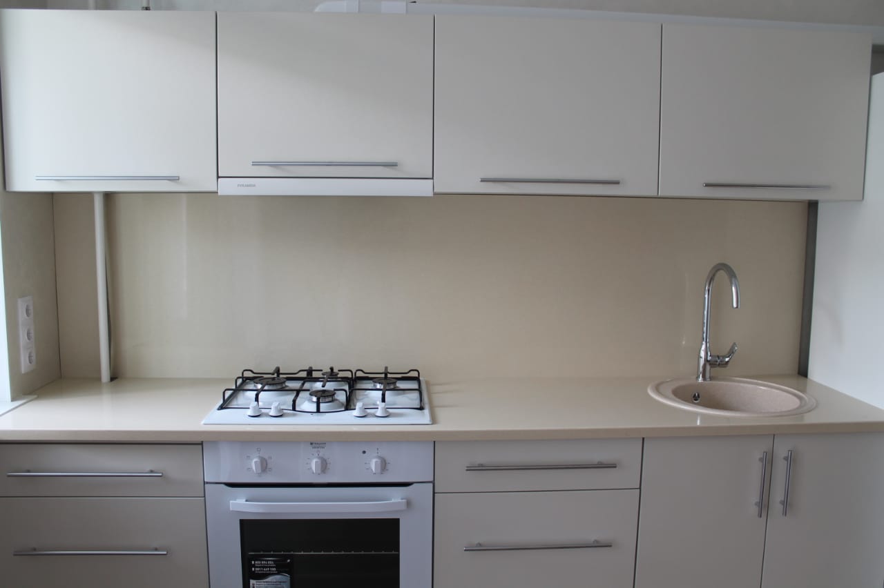 kitchen furniture insalled and plumbing work completed for kitchen